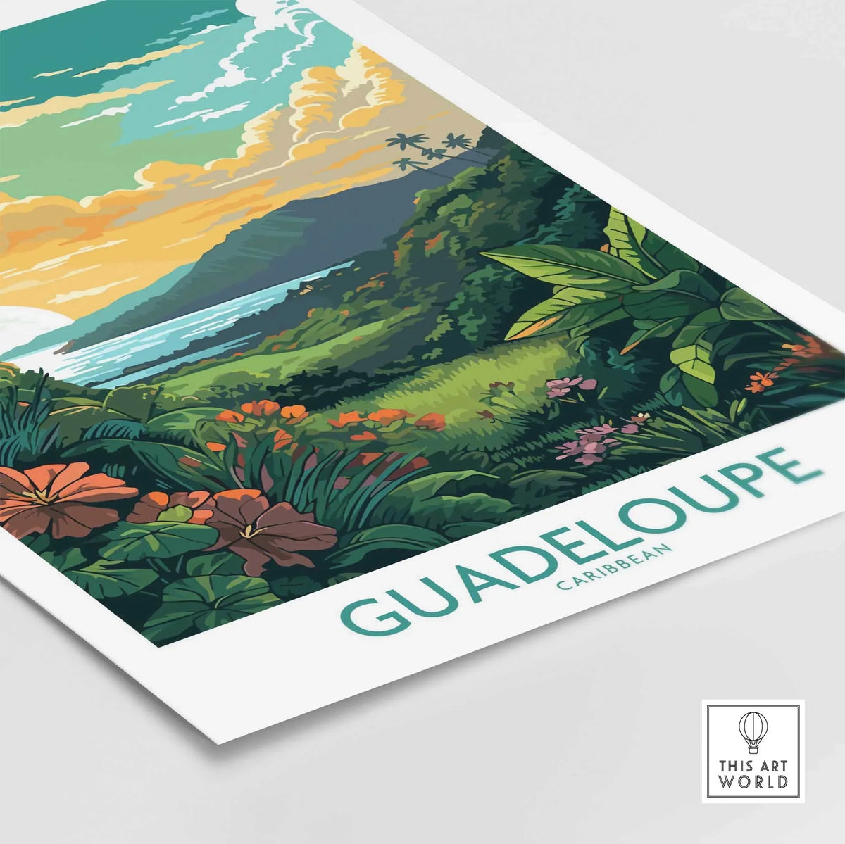 Guadeloupe Wall Art Caribbean-This Art World