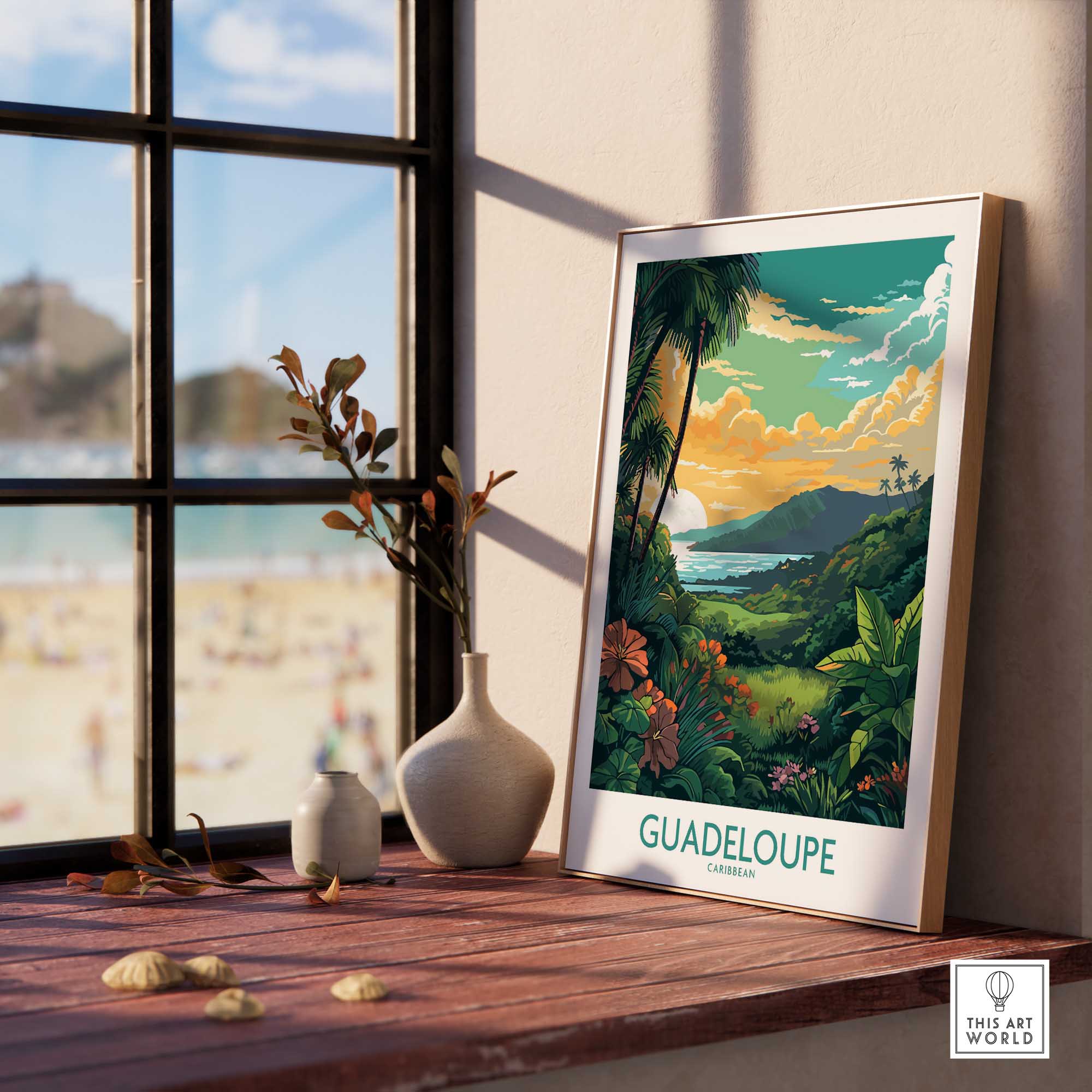 Guadeloupe Wall Art Caribbean-This Art World