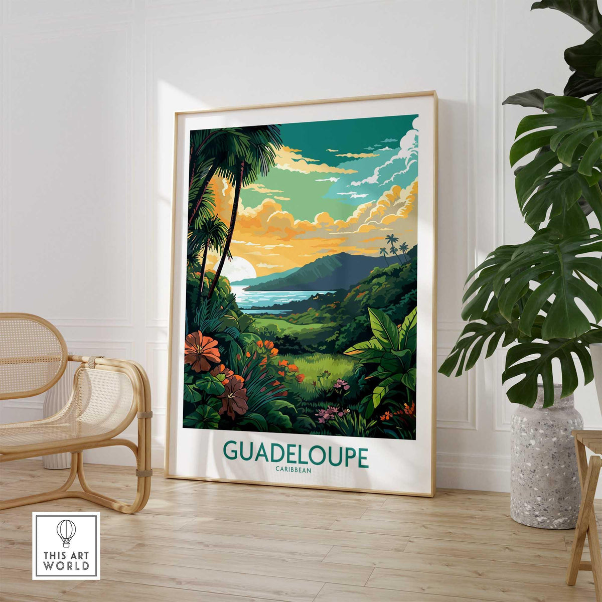 Guadeloupe Wall Art Caribbean-This Art World