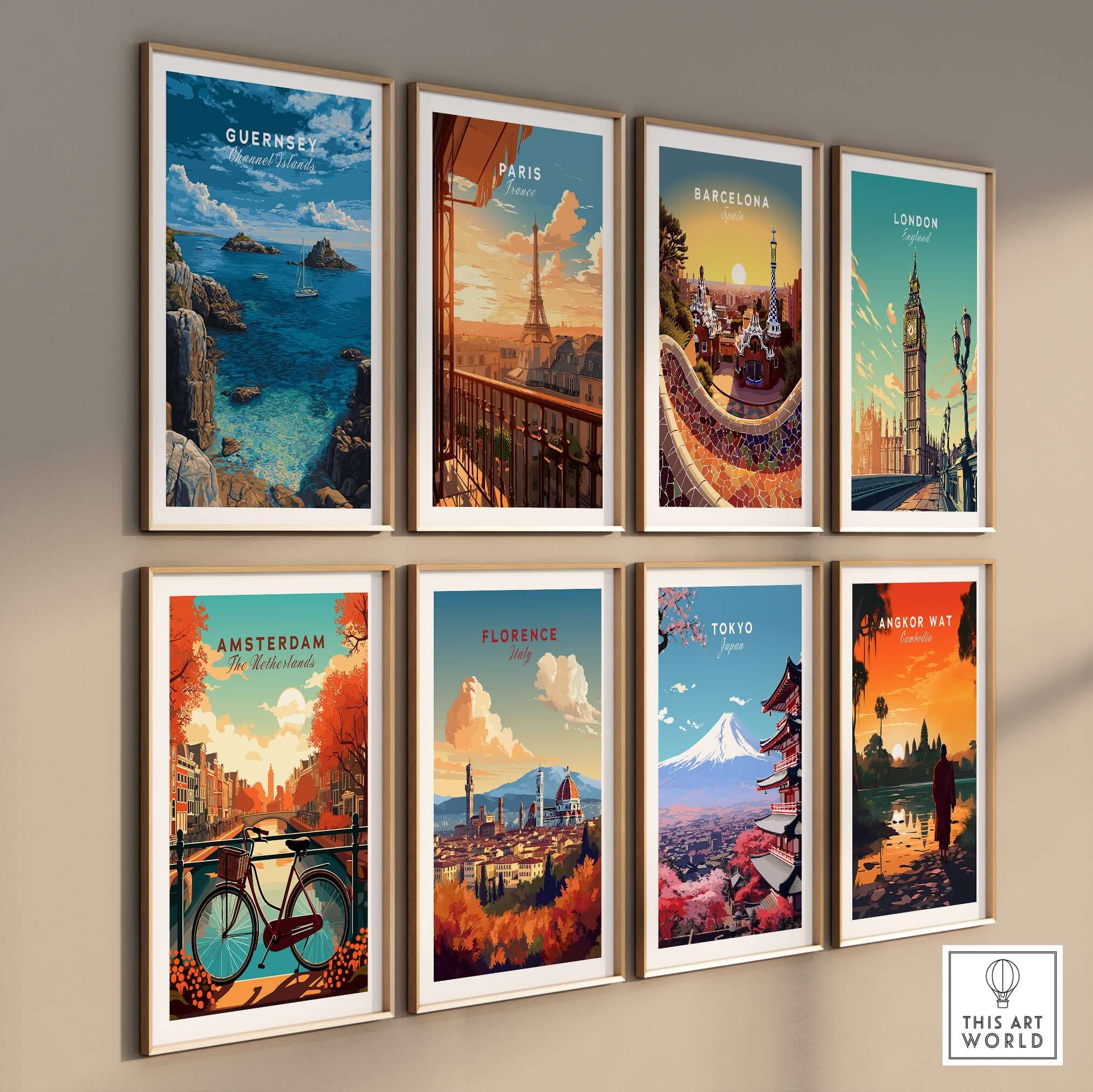 Guernsey Print | Channel Islands Wall Decor showcasing coastal beauty and heritage in framed art collection