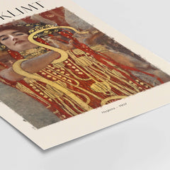 Gustav Klimt Art Print - Hygieia 1907 - Golden Phase Wall Art featuring the Greek goddess Hygieia.