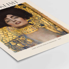 Gustav Klimt Art Print - Judith and Holofernes Art Print 1901 - Golden Phase Wall Decor Poster
