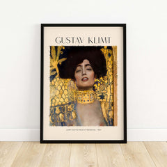 Gustav Klimt Art Print - Judith and Holofernes Art Print 1901 - Golden Phase Wall Decor Poster