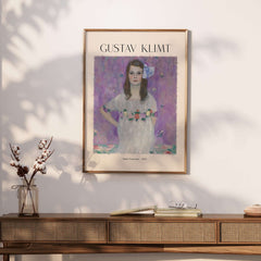 Gustav Klimt Mäda Primavesi Portrait Poster 1903 - Vienna Secession Art Print Wall Decor