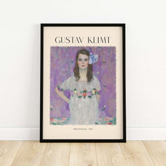 Gustav Klimt Mäda Primavesi Portrait Poster 1903 - Vienna Secession Art Print Wall Decor