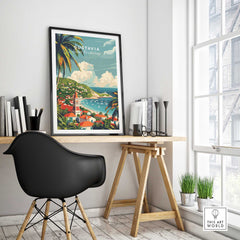Gustavia Travel Print - Saint Barthélemy-This Art World
