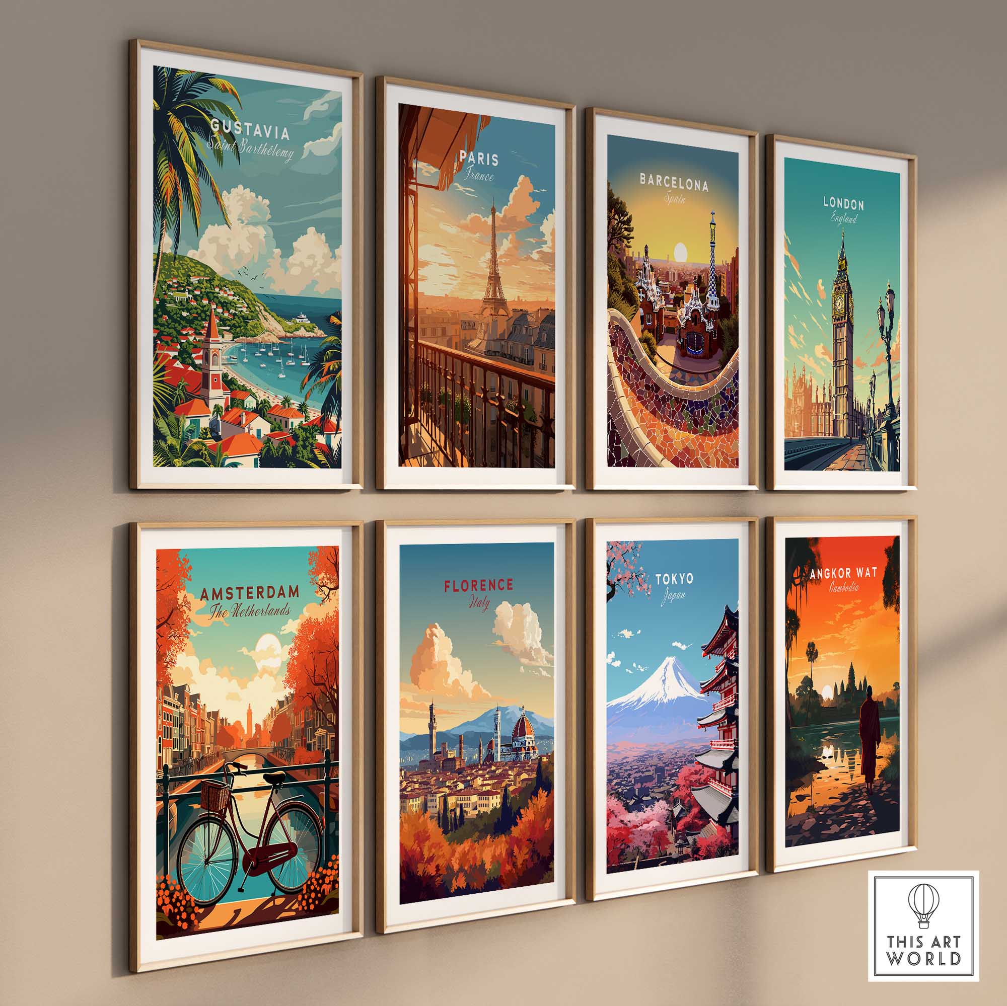 Gustavia Travel Print - Saint Barthélemy-This Art World