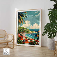 Gustavia Travel Print - Saint Barthélemy-This Art World