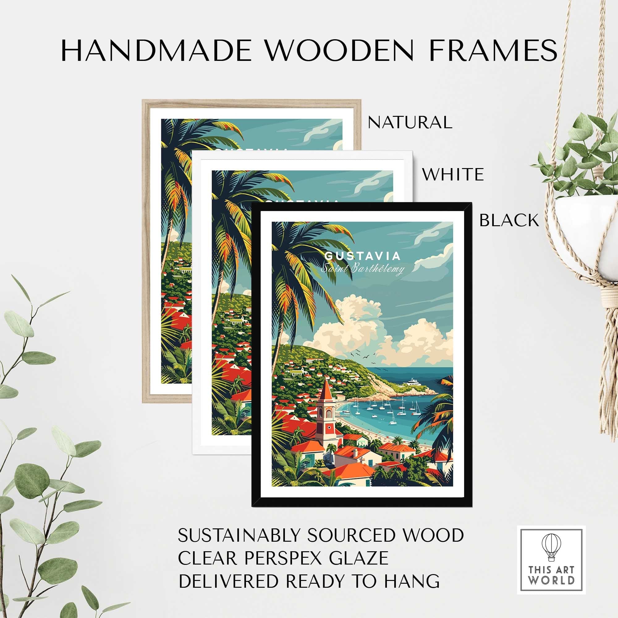 Gustavia Travel Print - Saint Barthélemy-This Art World