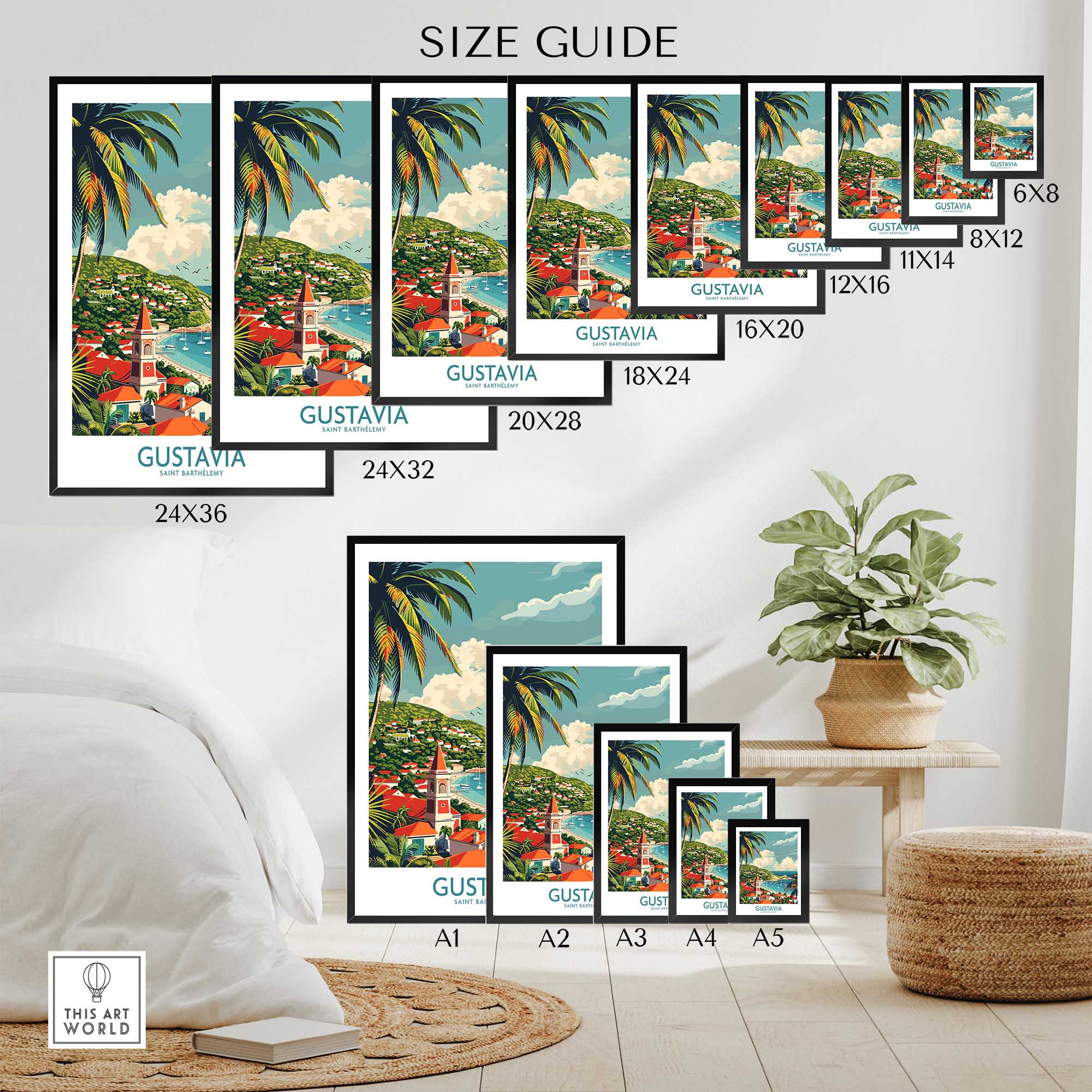 Gustavia Wall Art - Saint Barthélemy-This Art World