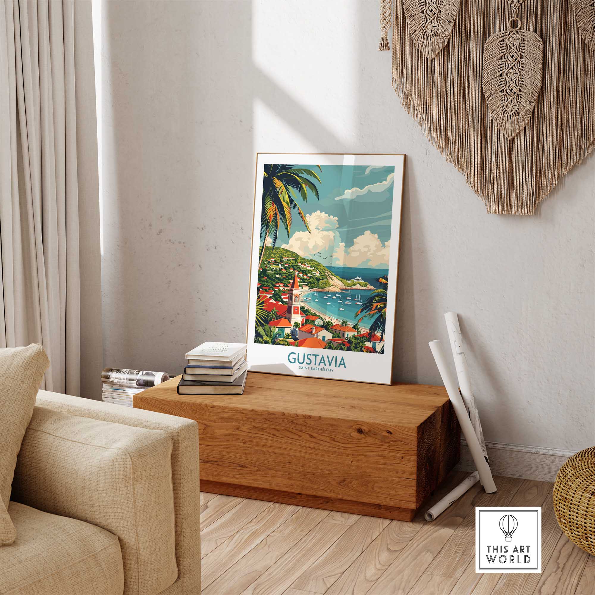 Gustavia Wall Art - Saint Barthélemy-This Art World
