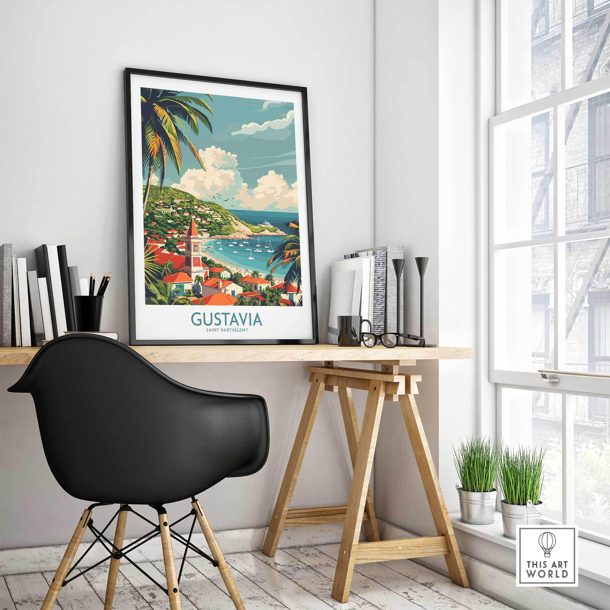 Gustavia Wall Art - Saint Barthélemy-This Art World