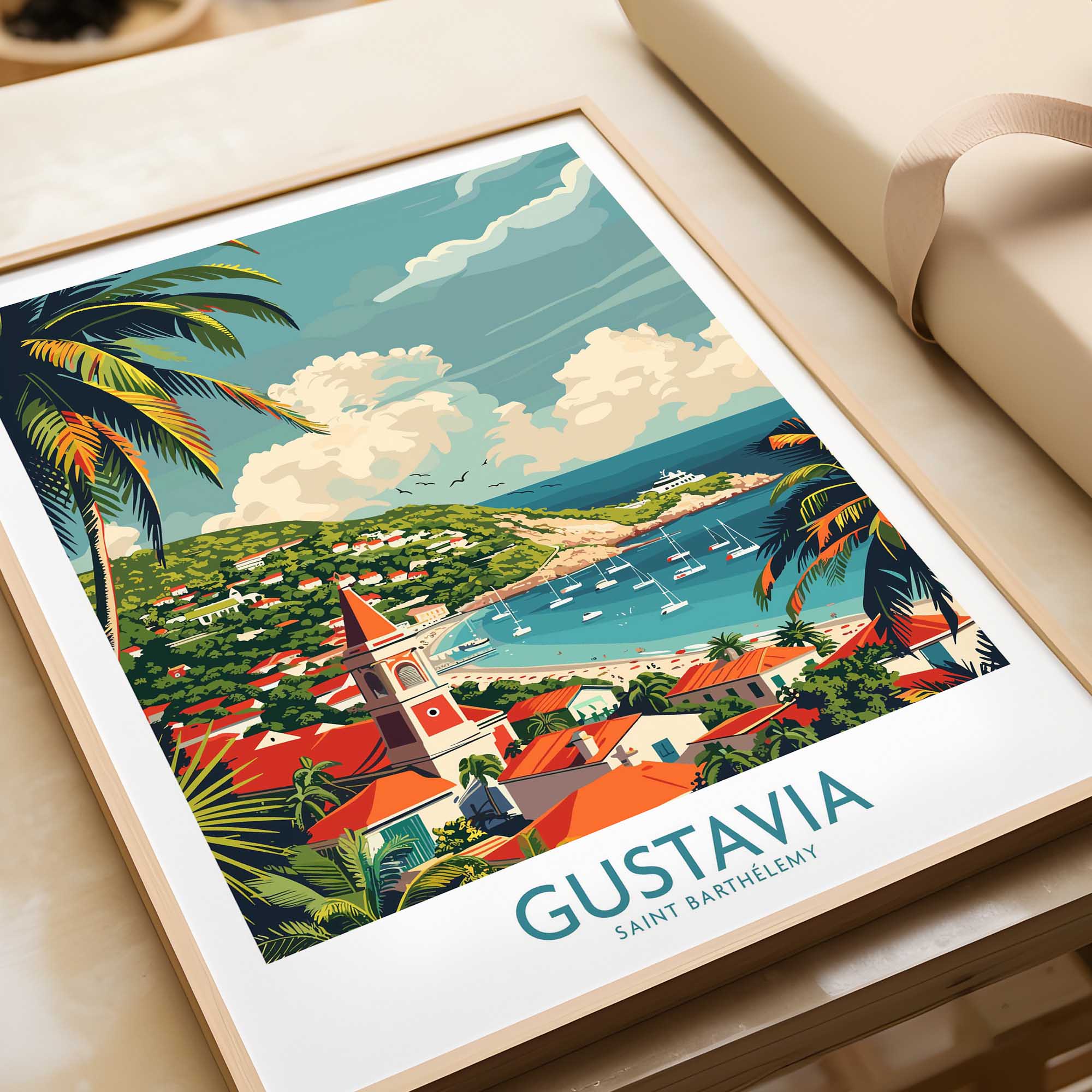 Gustavia Wall Art - Saint Barthélemy-This Art World
