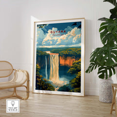 Guyana Art Print