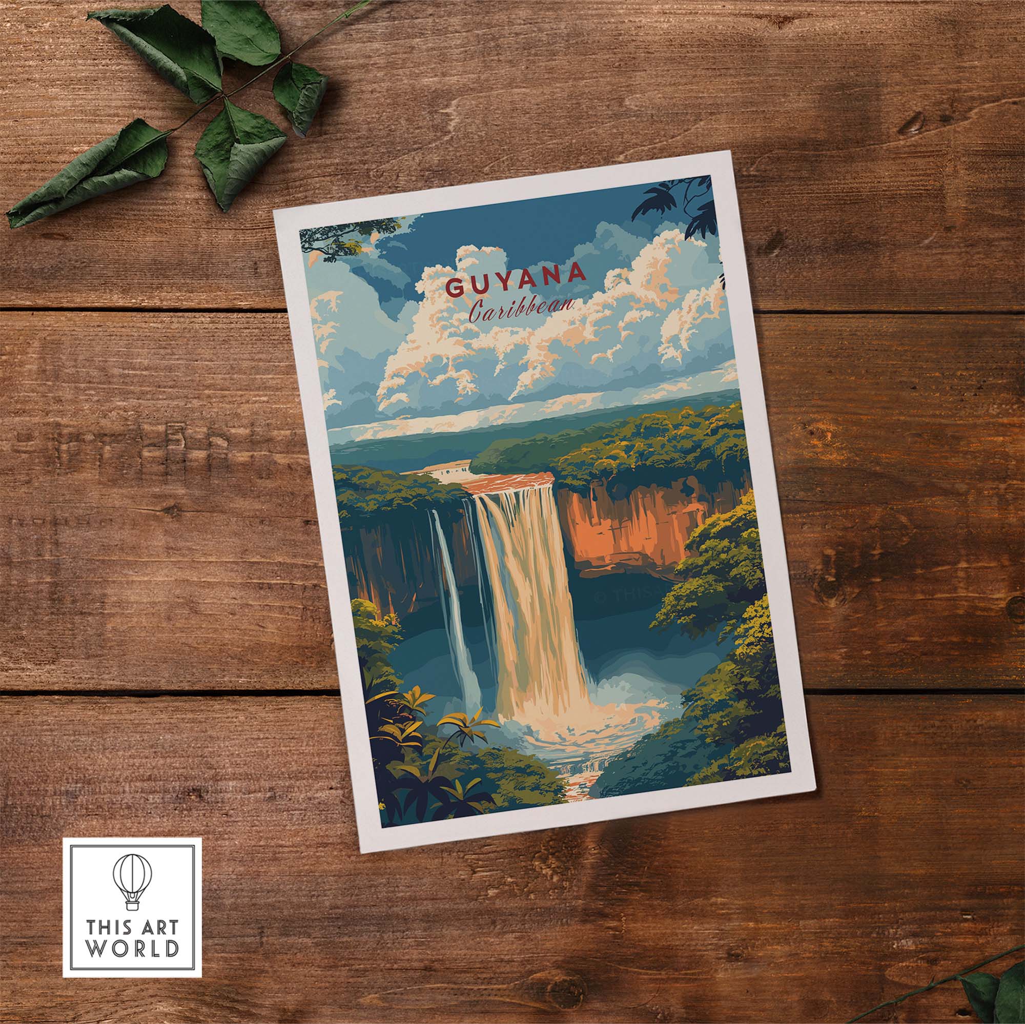 Guyana Art Print