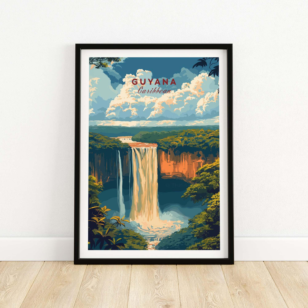Guyana Art Print
