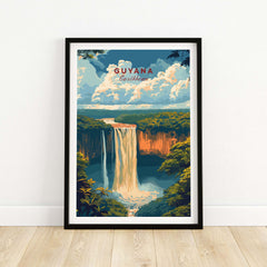 Guyana Art Print