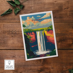 Guyana Poster Print