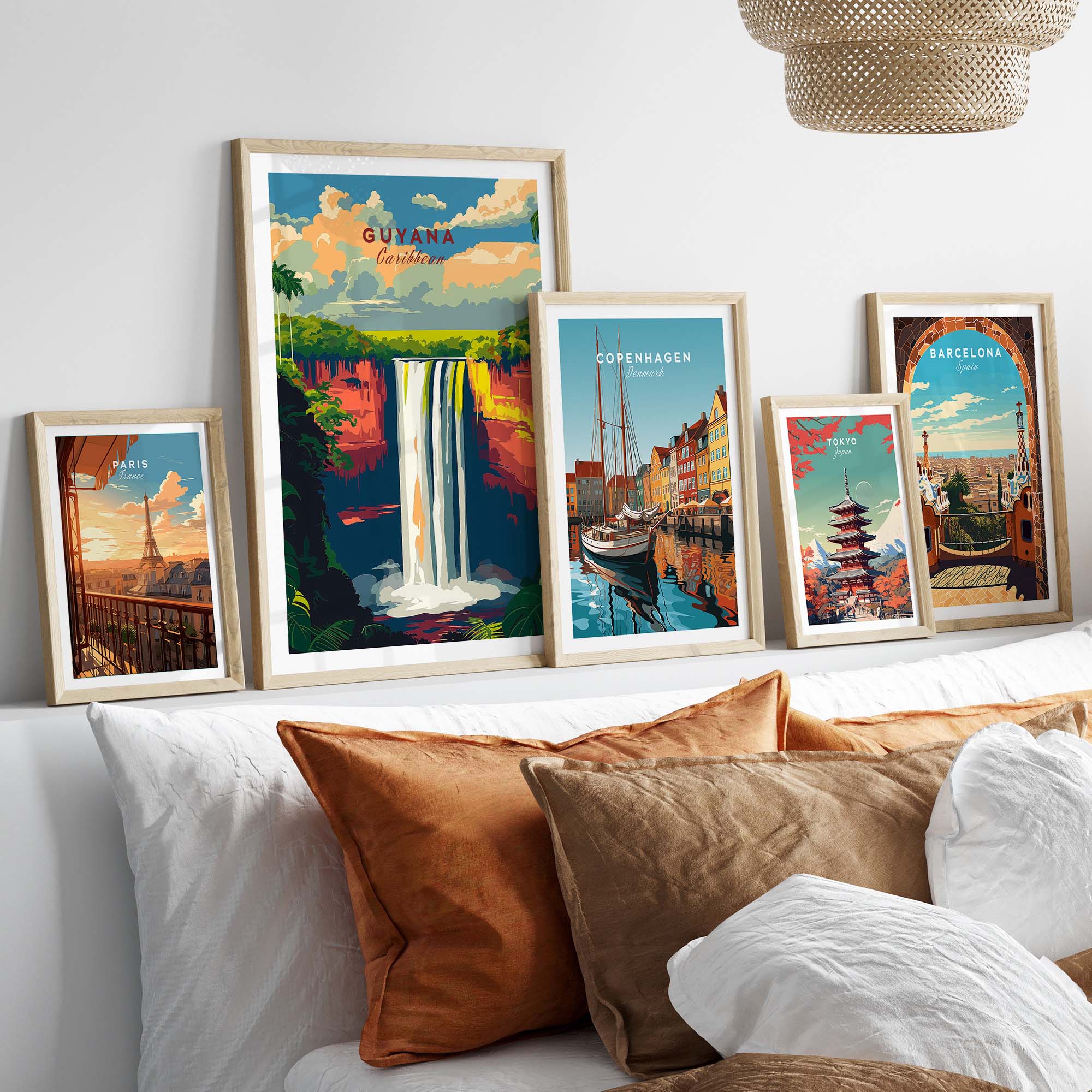 Guyana Poster Print