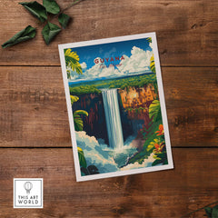 Guyana Travel Poster - Vibrant Design Inspired by the Beauty of Guyana