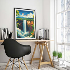 Guyana Travel Poster - Vibrant Design Inspired by the Beauty of Guyana