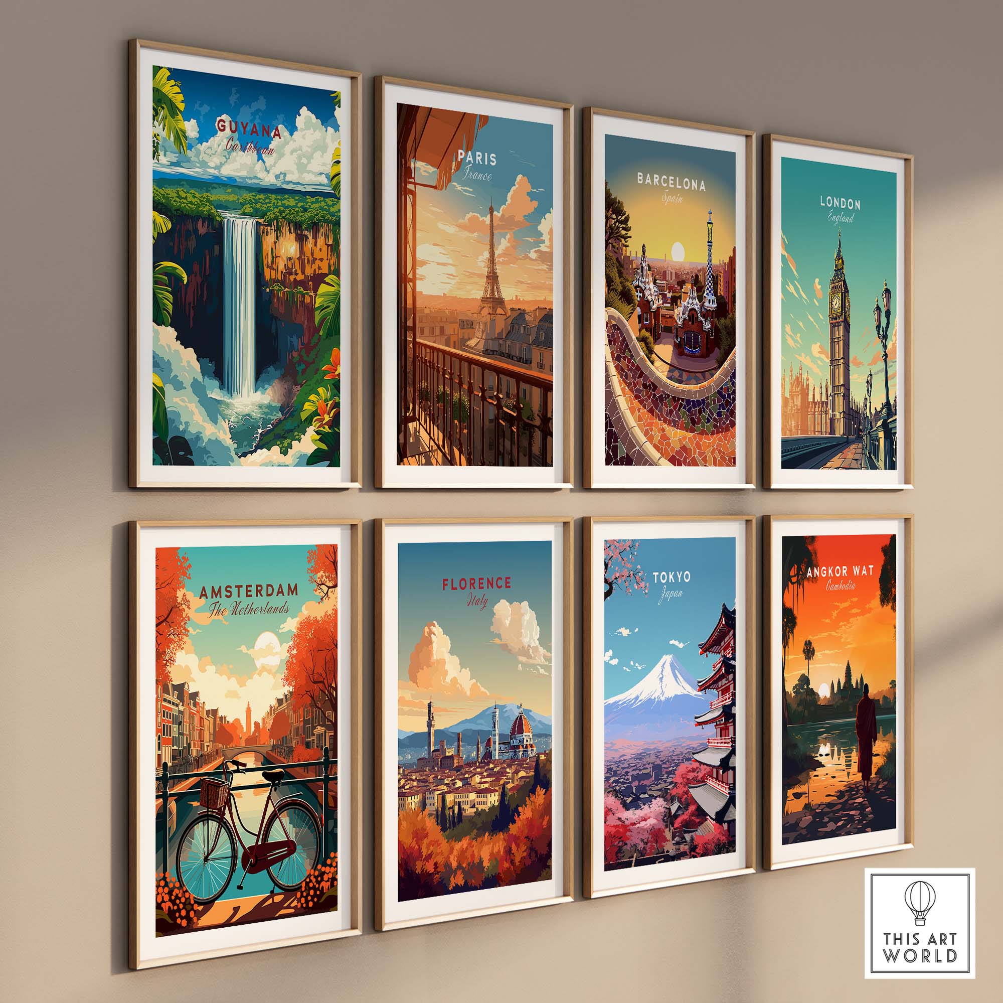 Guyana Travel Poster - Vibrant Design Inspired by the Beauty of Guyana