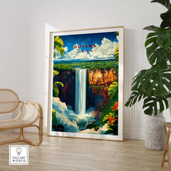 Guyana Travel Poster - Vibrant Design Inspired by the Beauty of Guyana