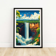 Guyana Travel Poster - Vibrant Design Inspired by the Beauty of Guyana