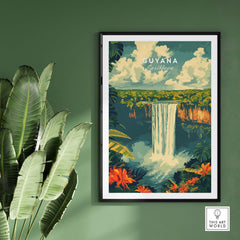 Guyana Travel Print