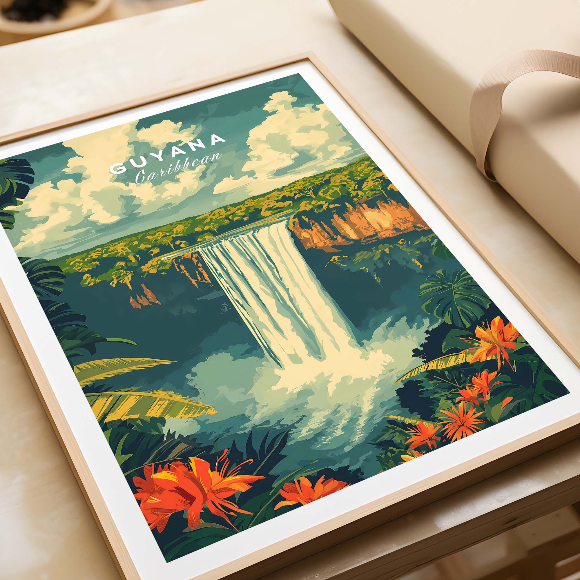 Guyana Travel Print