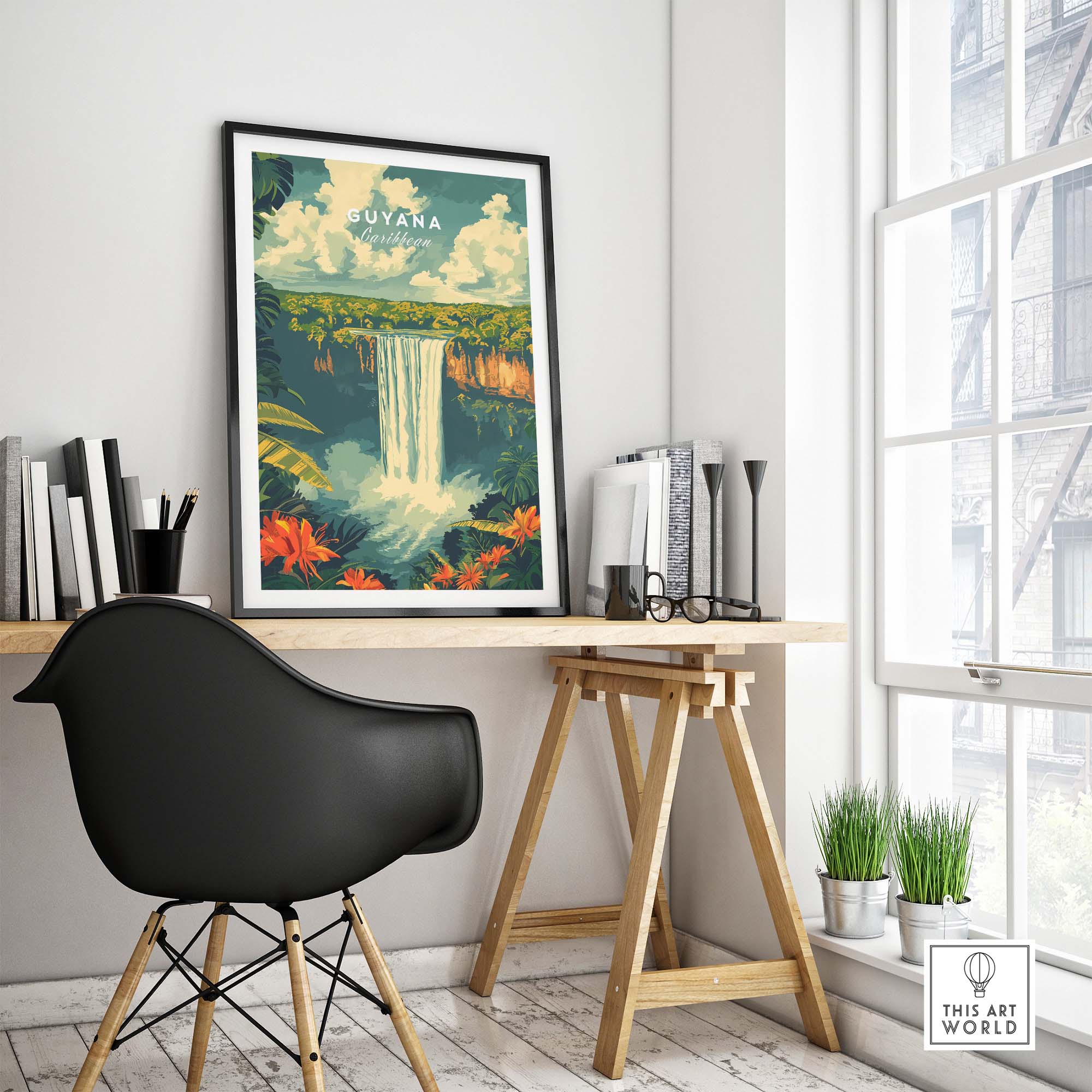 Guyana Travel Print