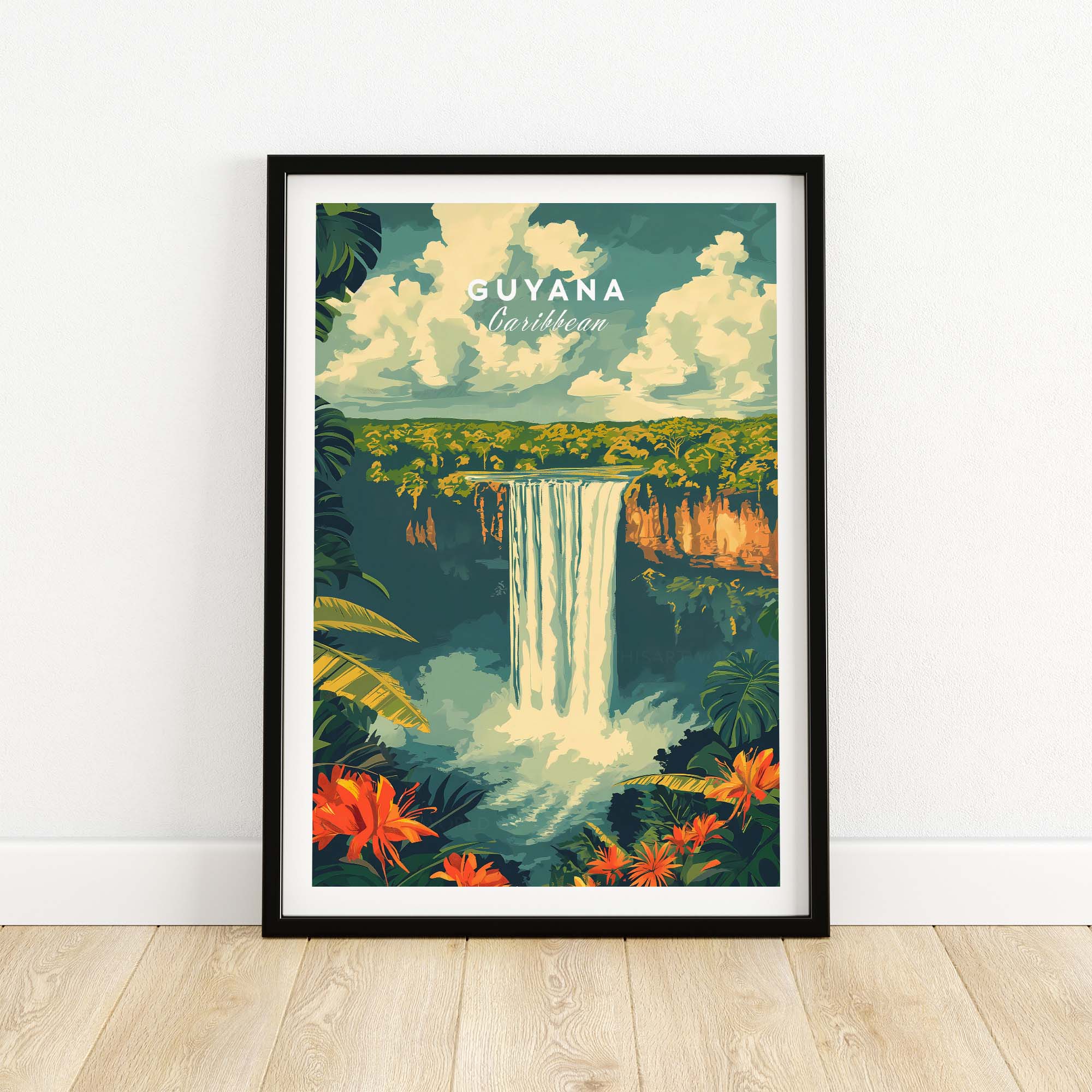 Guyana Travel Print