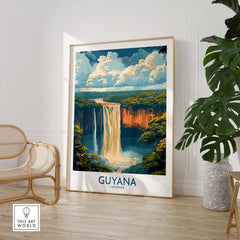 Guyana Wall Art Print