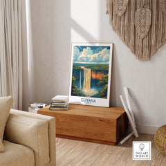 Guyana Wall Art Print
