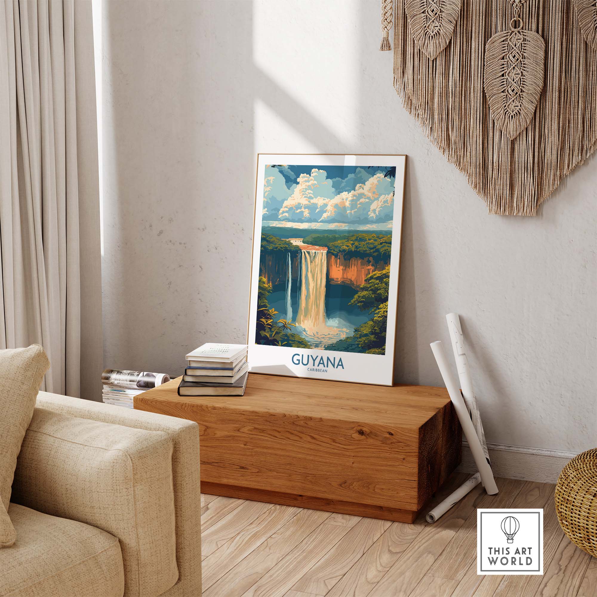 Guyana Wall Art Print