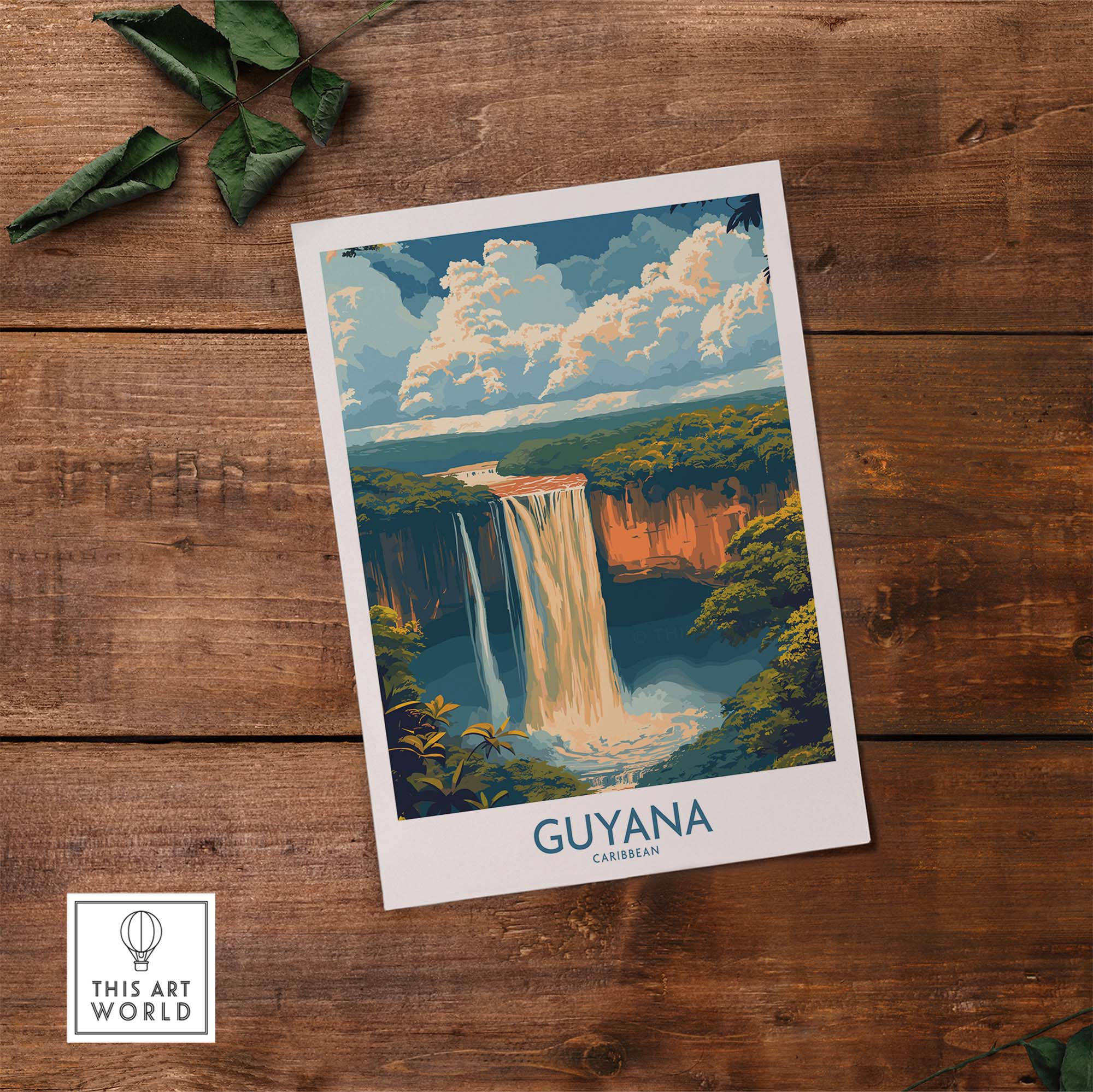 Guyana Wall Art Print