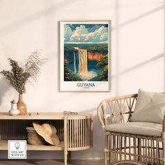 Guyana Wall Art Print