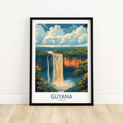 Guyana Wall Art Print