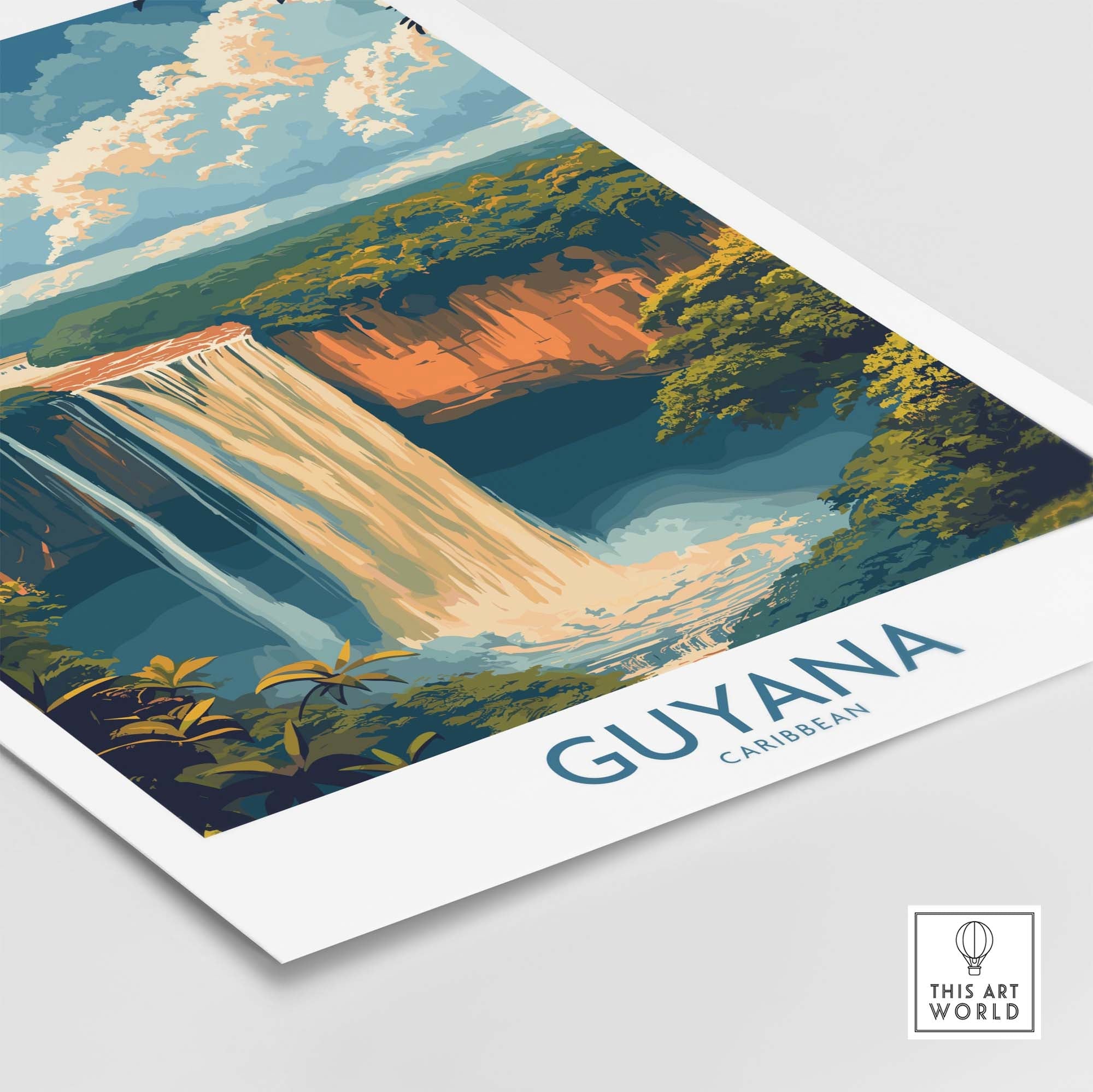 Guyana Wall Art Print