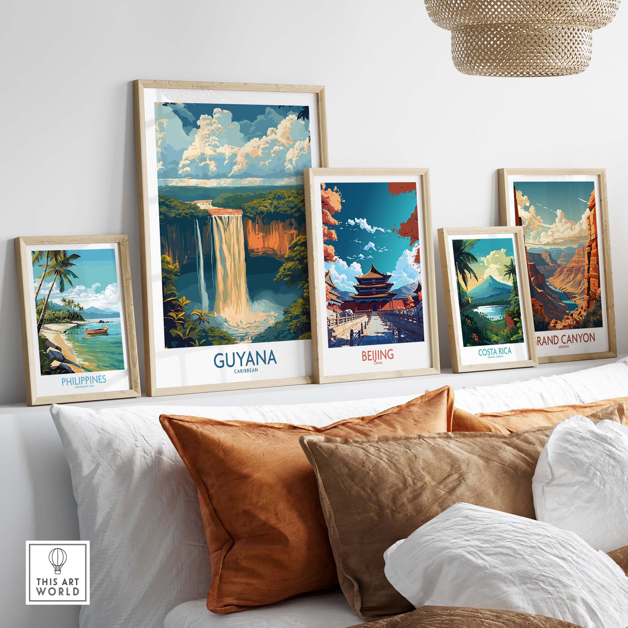 Guyana Wall Art Print