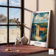 Guyana Wall Art Print