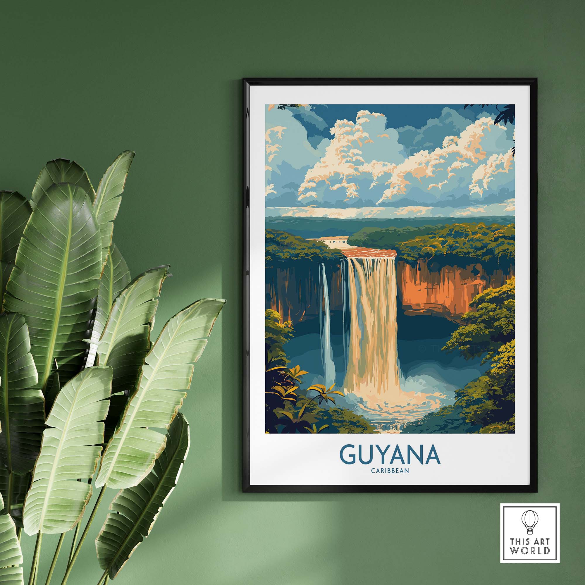 Guyana Wall Art Print