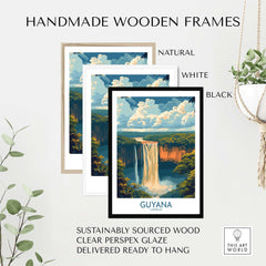 Guyana Wall Art Print