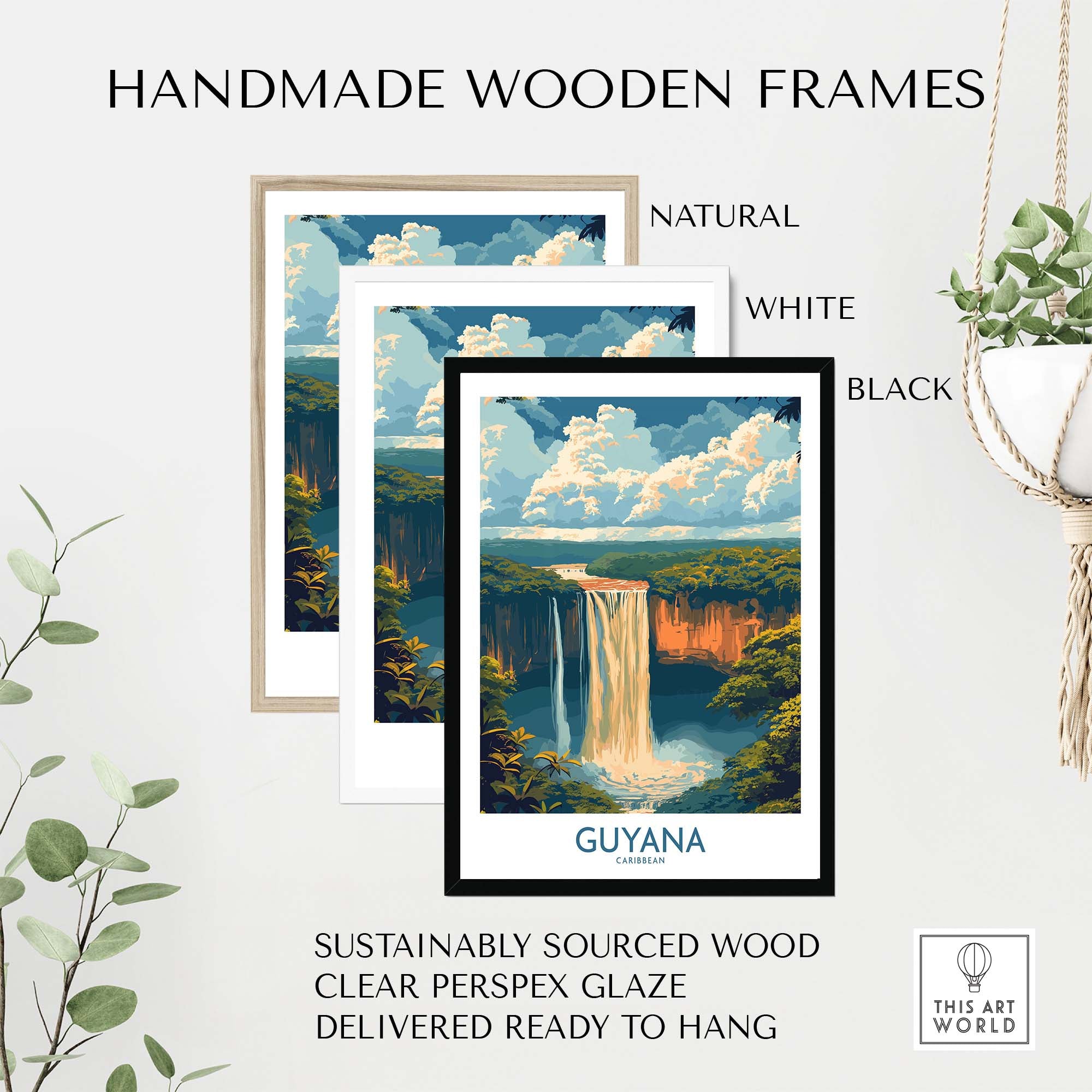 Guyana Wall Art Print