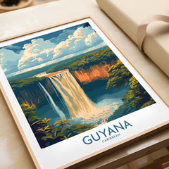 Guyana Wall Art Print