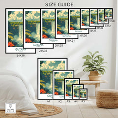 Guyana Wall Art - Vibrant Caribbean Travel Print to Bring Home Memories