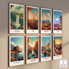 Guyana Wall Art - Vibrant Caribbean Travel Print to Bring Home Memories