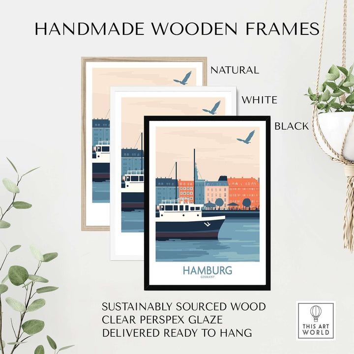 Hamburg Wall Art Print