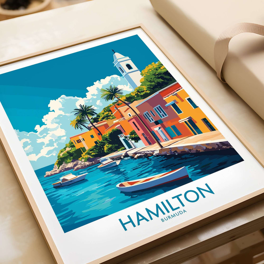 Hamilton Travel Poster Bermuda