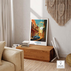 Havana Print part of our best collection or travel posters and prints - This Art World